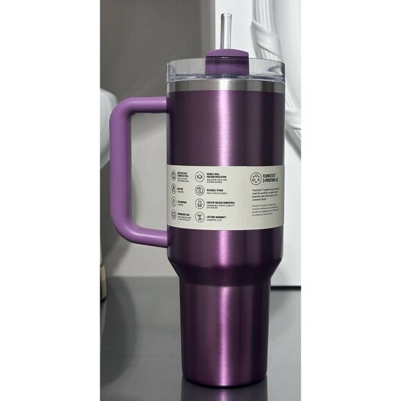 Stanley Quencher H2.0 FlowState 40oz Tumbler, PRIMROSE GLOW - Picture 2 of 4